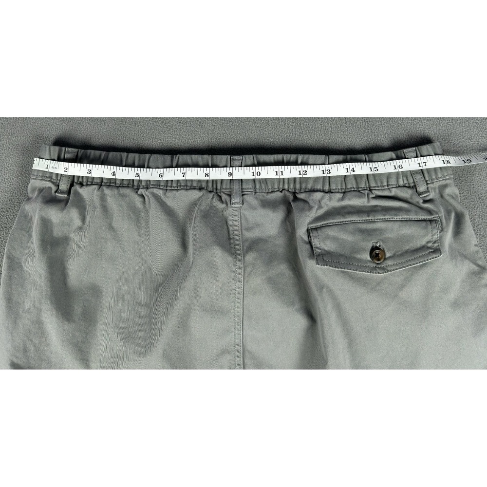 Bearbottom Shorts Mens 2XL Grey Stretch Chino Elastic Waist Minimalist Outdoor - Picture 3 of 6